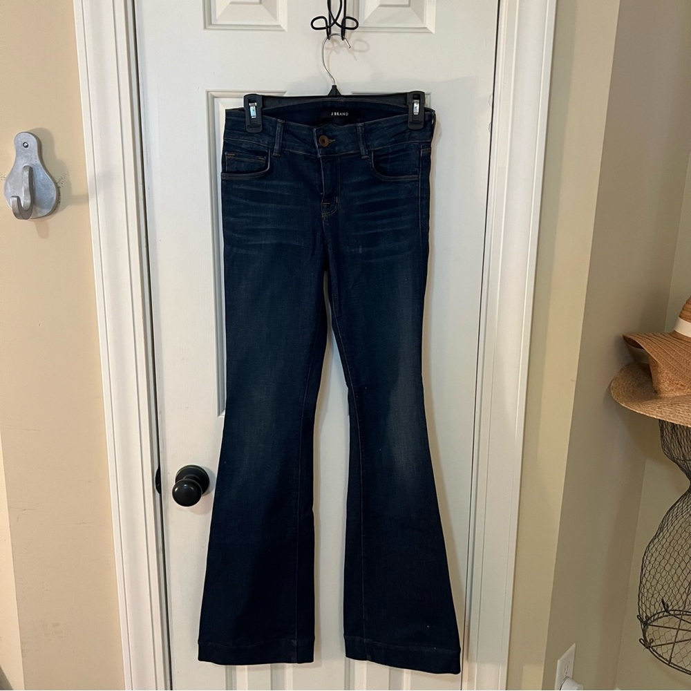 Women's Dark Blue Flare Jeans